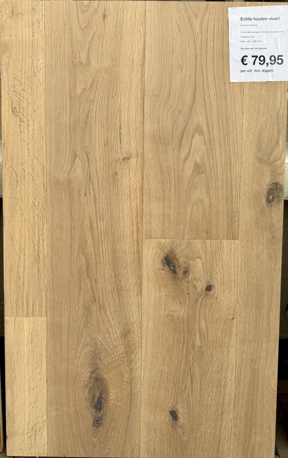 Echte houten vloer 